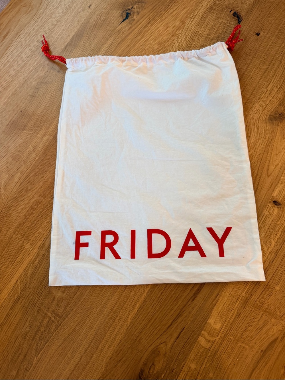 Left on Friday dust bag 8 x 12 never used